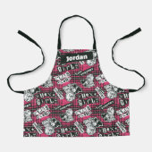 Die Hex Girls punk Kariertes Muster Schürze (Vorderseite)