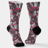Die Hex Girls punk Kariertes Muster Socken (Gewinkelt)