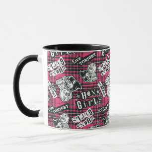 Die Hex Girls punk Kariertes Muster Tasse