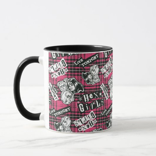 Die Hex Girls punk Kariertes Muster Tasse (Links)
