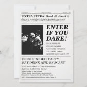 Die Hex Press Zeitung Geisterhaus-Party Einladung (Rückseite)