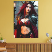 Die Hexe 001 Leinwanddruck (Insitu (Wohnzimmer))