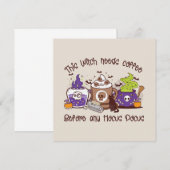 Die Hexe braucht Kaffee - Kaffee lange (Vorne/Hinten)