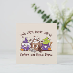 Die Hexe braucht Kaffee - Kaffee lange