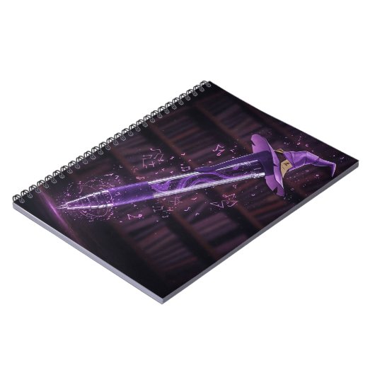 Die Hexe der Schrift Notizblock (Linke Seite)