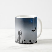 Die Hexe HALLOWEN Kaffeetasse (VorderseiteRechts)