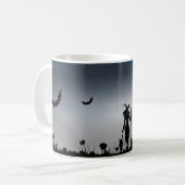 Die Hexe HALLOWEN Kaffeetasse (Vorderseite Links)