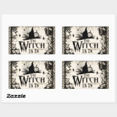 Die Hexe ist da! Aufkleber (Blatt)