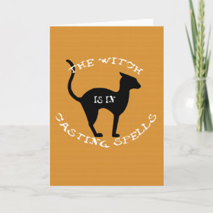 Die Hexe ist in Karte