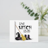 Die Hexe ist in Postkarte (Stehend Vorderseite)