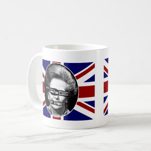 Die Hexe ist tot Kaffeetasse (Vorderseite Links)