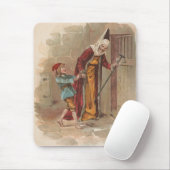 Die Hexe legte die Hand in den Stall Mousepad (Mit Mouse)