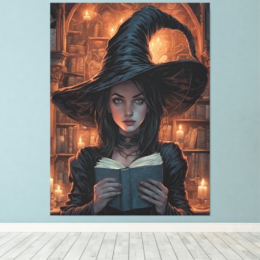 Die Hexe Leinwanddruck (Insitu (Holzboden))