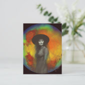 Die Hexe Postkarte (Stehend Vorderseite)