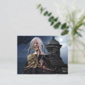 Die Hexe Postkarte (Stehend Vorderseite)