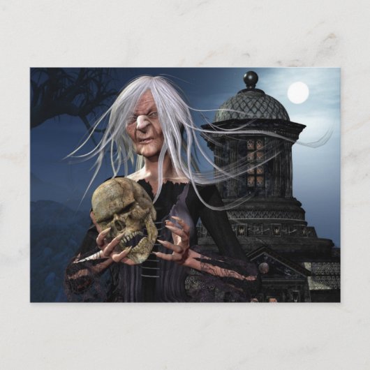Die Hexe Postkarte (Vorderseite)