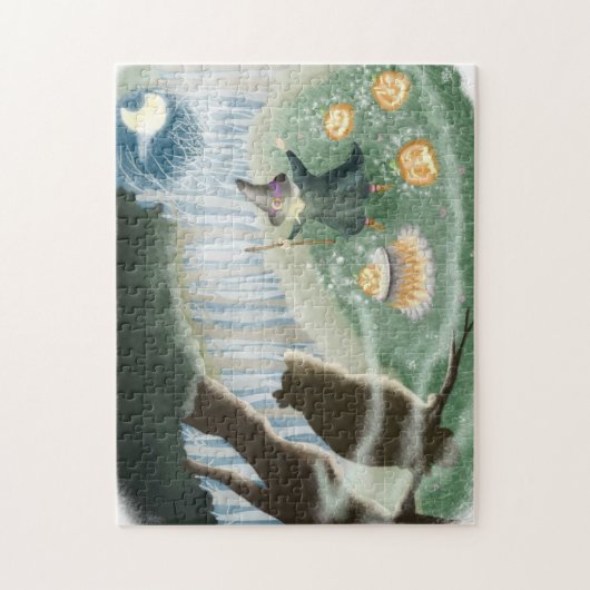 "Die Hexe " Puzzle (Vertikal)