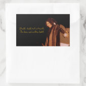 'Die Hexe' rechteckige Aufkleber (Tasche)