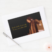 'Die Hexe' rechteckige Aufkleber (Umschlag)