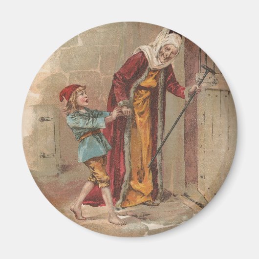 Die Hexe steckte Hänsel in den Stall Magnet (Vorne)