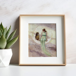 Die Hexe-Tochter   Frederick Stuart Church Poster