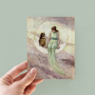 Die Hexe-Tochter   Frederick Stuart Church Postkarte