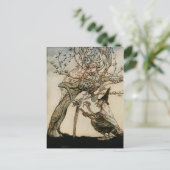 Die Hexe und der alte Damenbaum 1922 Postkarte (Stehend Vorderseite)