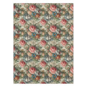 Die Hexe und der Heulton – Gothic Large Pattern Tischdecke (Vorderseite)
