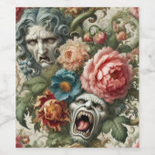 Die Hexe und der Heulton – Gotischer Viktorianismu Weinetikett (Einzelnes Label)