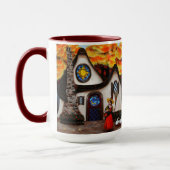 Die Hexe und ihre Gänse Tasse (Links)