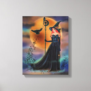 Die Hexe von Renee Lavoie Leinwanddruck