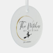 Die Hexen des Sutton-Ornaments Ornament Aus Glas (Vorderseite Rechts)