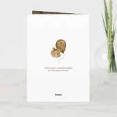 Die Hexen-Hat-Grußkarte Karte (Rückseite)