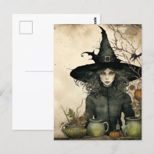 Die Hexen-Postkarte Postkarte