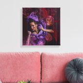 Die Hexen Ritual Leinwanddruck (Insitu (Wohnzimmer))
