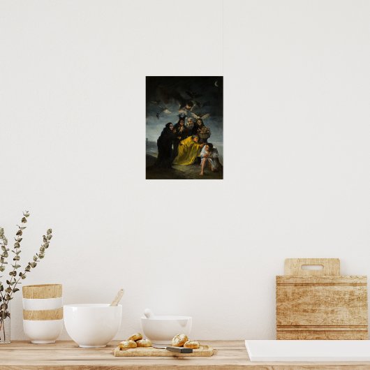 Die Hexen Sabbat, Las Brujas von Francisco de G Poster (Küche)