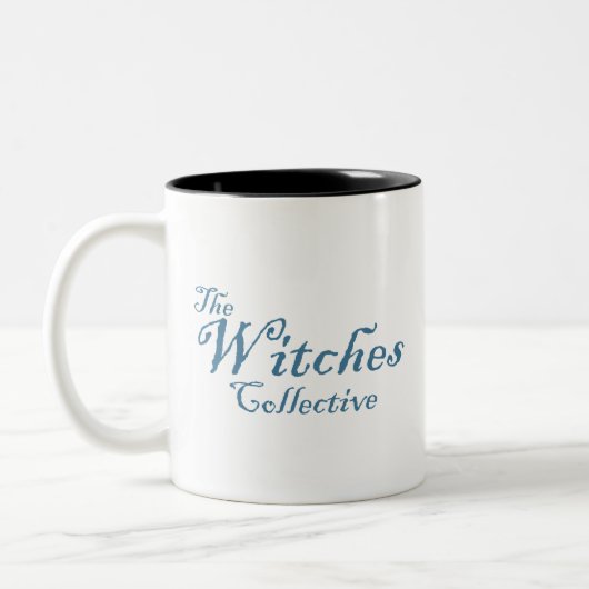 Die Hexen zusammen Zweifarbige Tasse (Links)