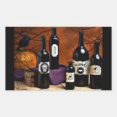 Die Hexenflaschen Rechteckiger Aufkleber (Vorderseite)