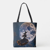 Die Hexenfliege Volldrucktasche Tasche (Rückseite)