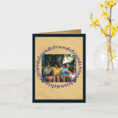 Die Hexenfreunde sind zu Halloween-Karten Karte (Gelbe Blume)