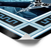 Die Hexenkarte des Tarots Poster (Ecke)