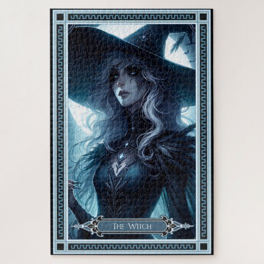 Die Hexenkarte des Tarots Puzzle (Vertikal)
