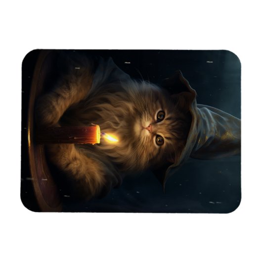 Die Hexenkatze Magnet (Horizontal)