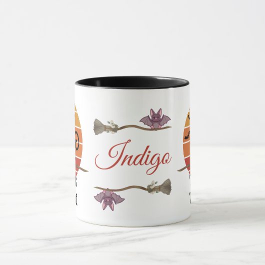 Die Hexenkatze oder das Halloween-Abenteuer Tasse (Zentrum)