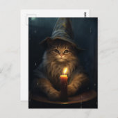 Die Hexenkatze Postkarte (Vorne/Hinten)