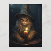 Die Hexenkatze Postkarte (Vorderseite)