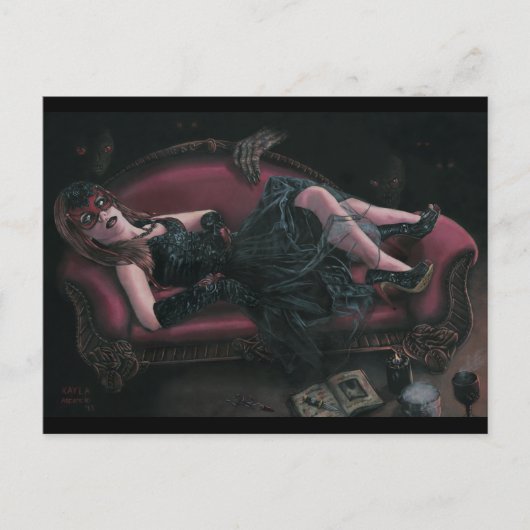 Die Hexenmeisterpostkarte Postkarte (Vorderseite)