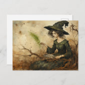 Die Hexenpostkarte Postkarte (Vorne/Hinten)