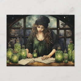 Die Hexenpostkarte Postkarte