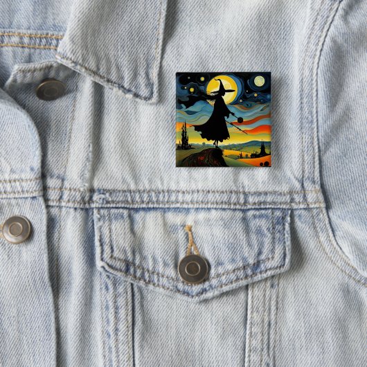 Die Hexenuhren Button (Beispiel)
